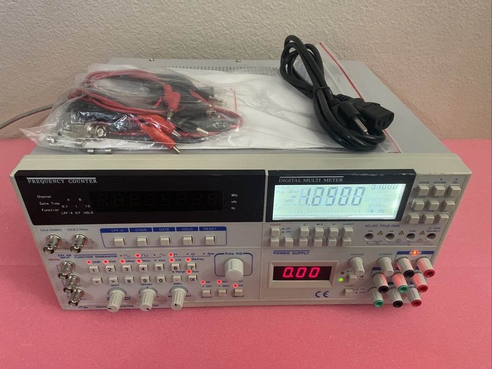 UNI UNIVERSAL SYSTEM US-9170A FREQUENCY COUNTER / DIGITAL MULTIMETER / FUNCTION