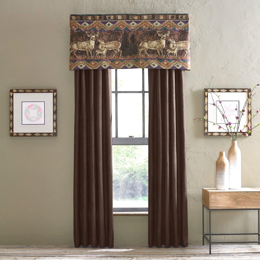 Croscill CHIPPEWA One Unlined Tailored Valance 54" Width x 22" Length