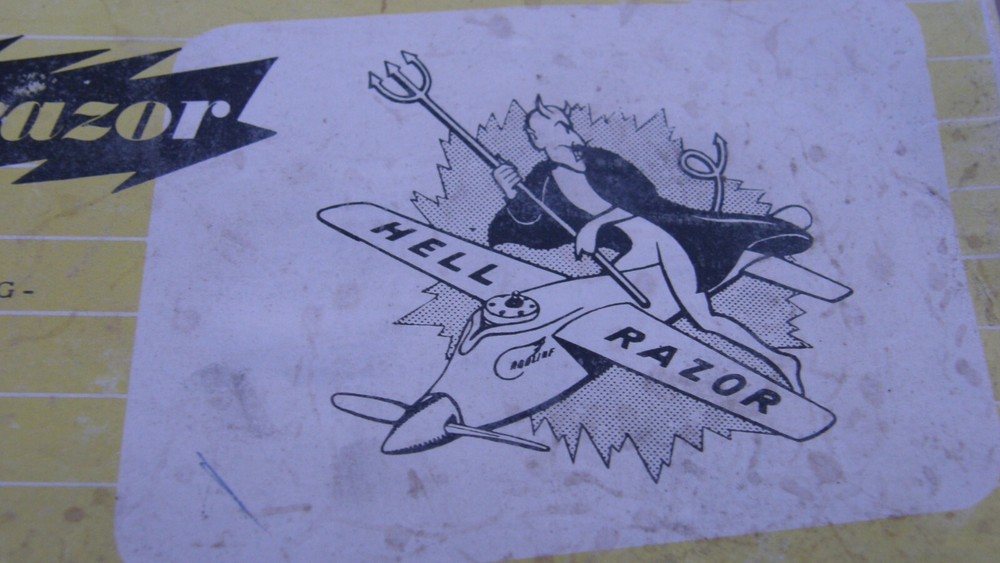 Consolidated Hell Razor Gas/Nitro Model Airplane Empty Box w/ Instruction Sheet
