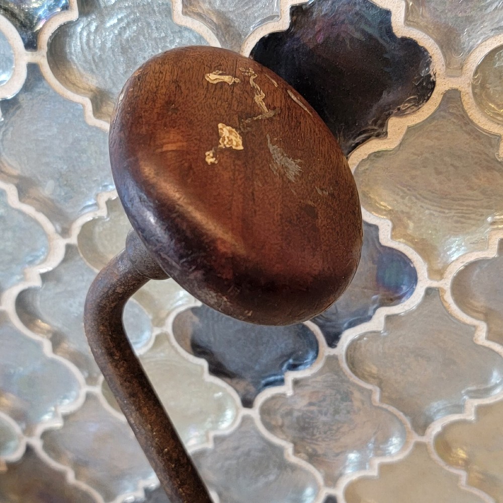 Antique 1920s Hand Drill Primitive Kitchen Tools Decorating