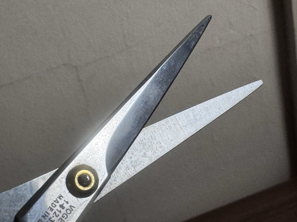 Vtg Vogel Brothers Ice Stainless Eclipse 434 Scissors Barber Fly Tying Tool