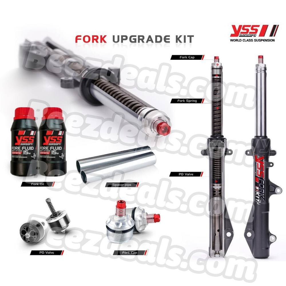 YSS Front Fork Spring Upgrade kit fit for YAMAHA XMAX 250 300 X-MAX
