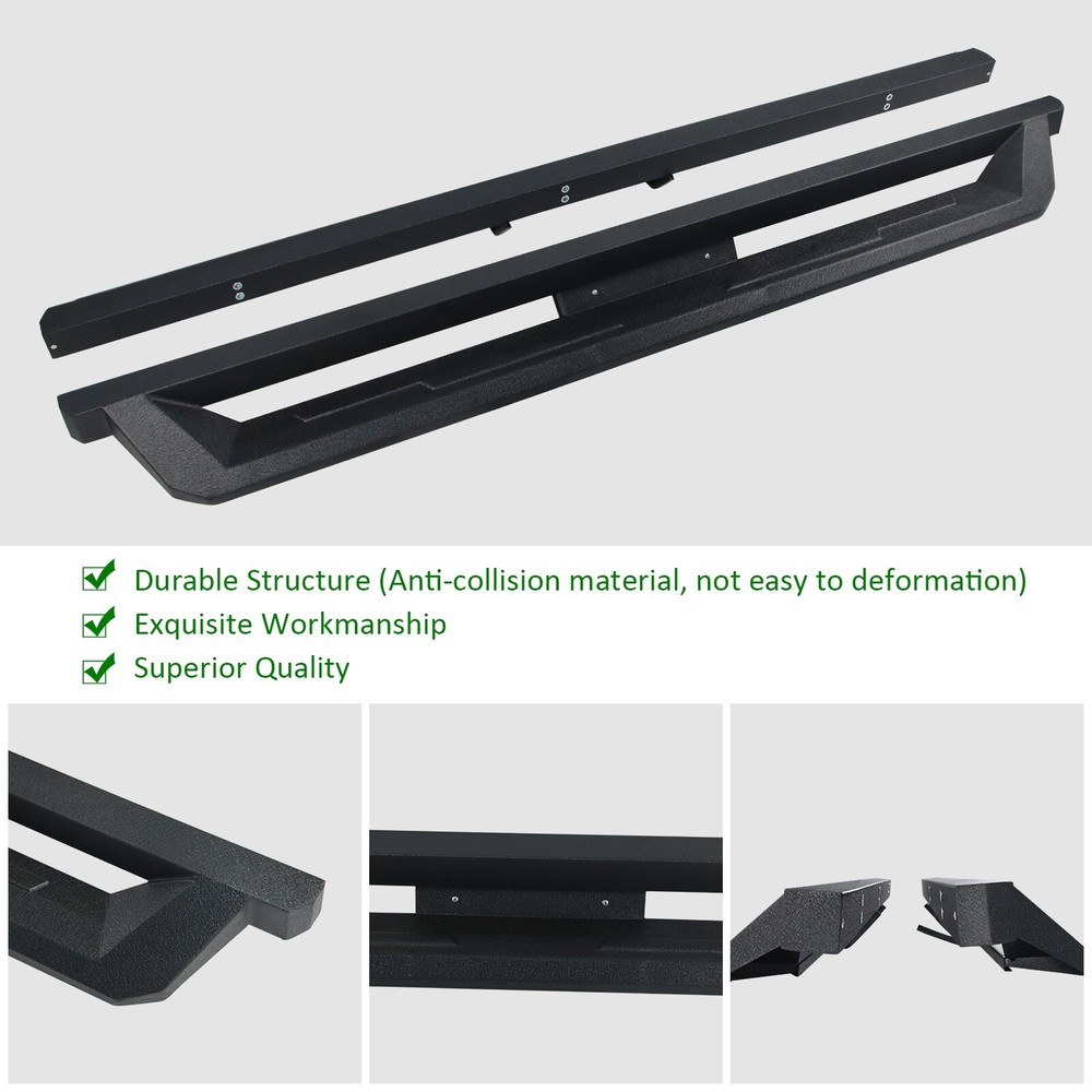 Drop Side Step for 07-18 Chevy Silverado 1500 Extended/Double Cab Running Boards