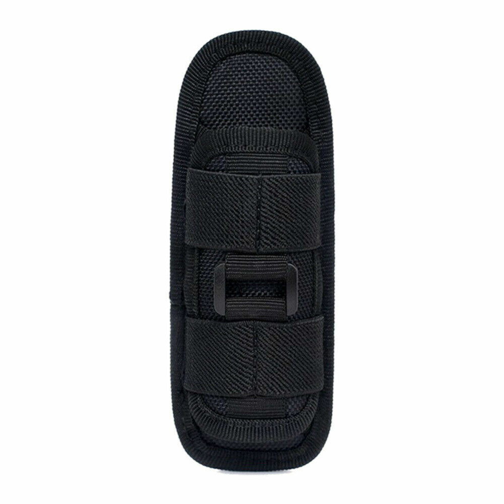 Tactical Molle Flashlight Holder Belt Holster Flashlight Pouch Torch Carry Case