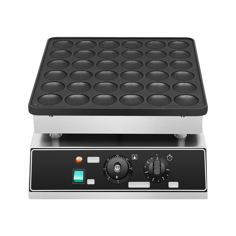 Mini Dutch Pancake Baker 36PCS Commercial Electric Nonstick Waffle Maker Machine