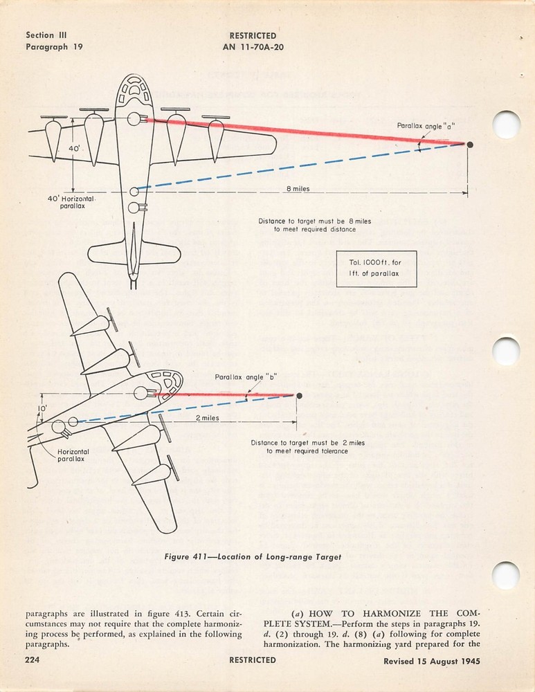 B-29 Central Station Fire Control System 1945 Operation/Maint Flight Manual -CD