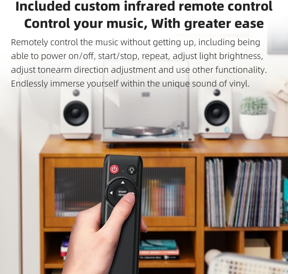 FiiO TT13 Fully Automatic Vinyl Stereo Turntable(Analog) (Silver Bluetooth)