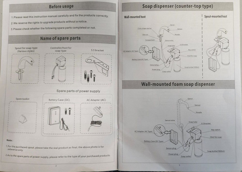AS1728MB-Soap Liquid Soap Dispenser