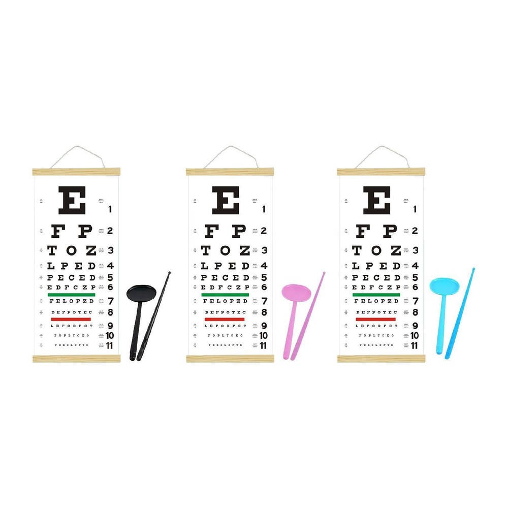 Eye Chart Eye Testing Chart with Hand Pointer