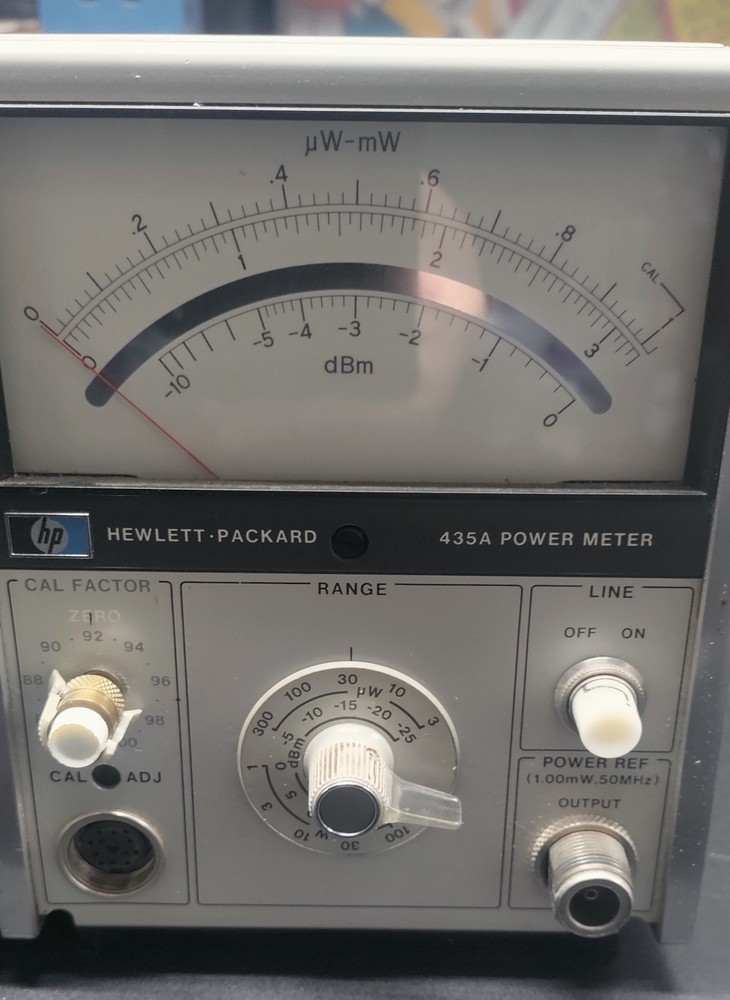 Hewlett Packard Model: 435A Power Meter.  Powers On