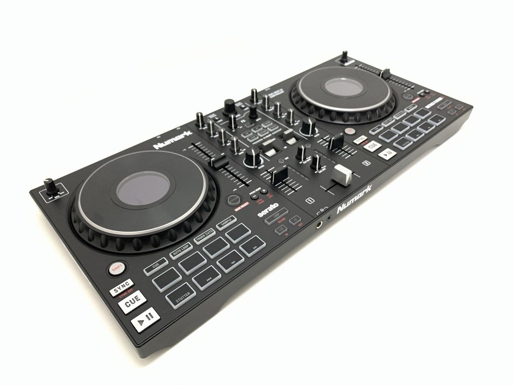 Numark Mixtrack Platinum FX 4 Deck DJ Controller Serato USB Mixer Work Good Look
