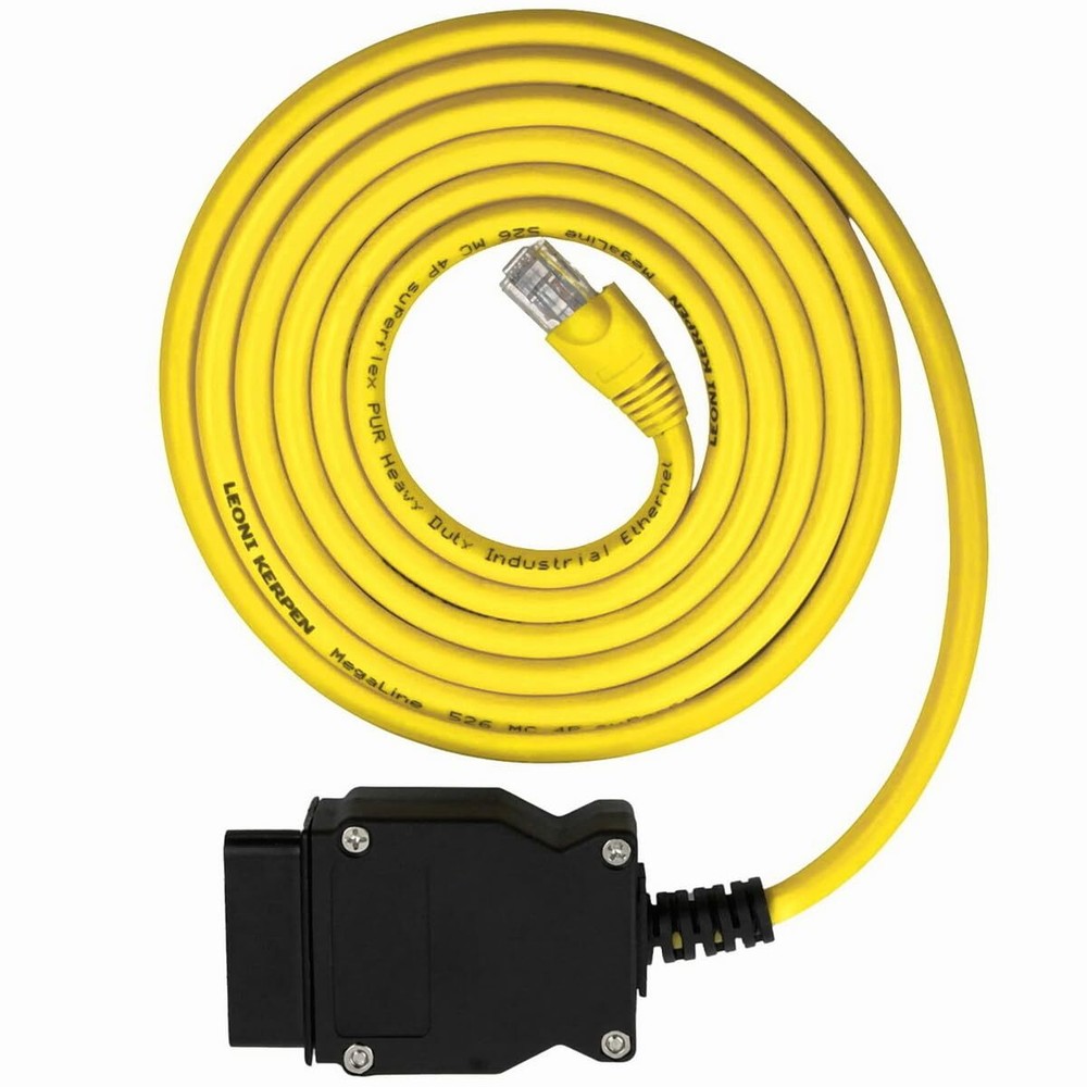Connect Compatible Cable for ODB2 Ethernet ENET Rj45 OBD Interface Cable Codi...
