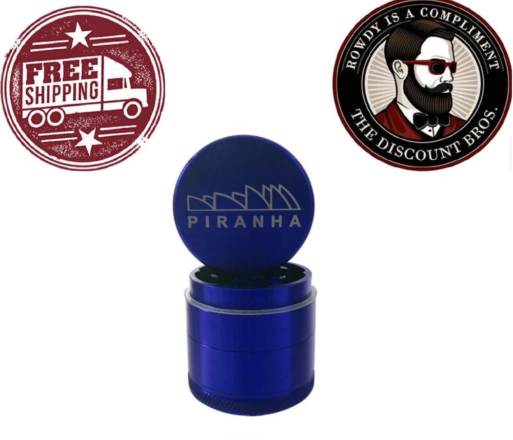 Piranha Grinder 4 piece (2.5) - Blue