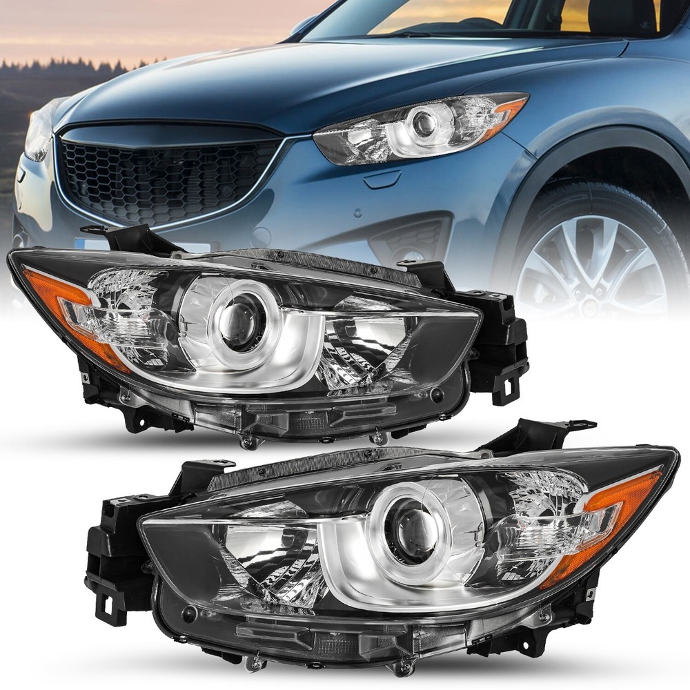 Headlight For Mazda Cx-5 Cx5 2013-2016 Factory Halogen Left+Right Headlamp Used