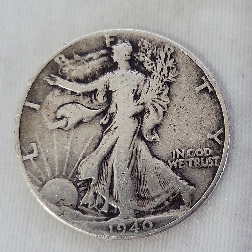 1940 Walking Liberty Half Dollar in Fine Condition
