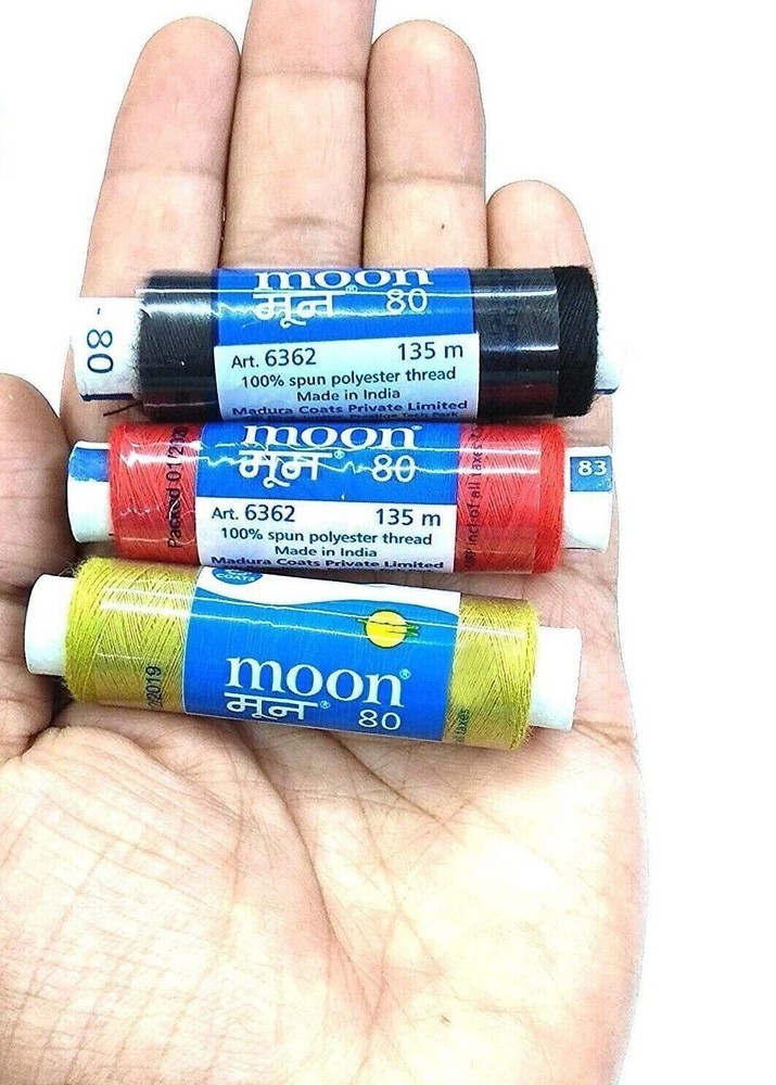 Polyester Thread Spoon Spun Sewing Assorted Multi Color Threads 147 Yard- 100pcs