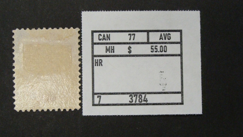 CANADA SCOTT# 77 MH AVG LOT# 73784