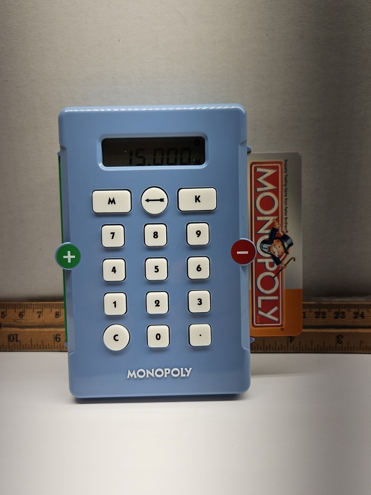 Monopoly Electronic Banking Unit Edition 2007 Hasbro Blue A