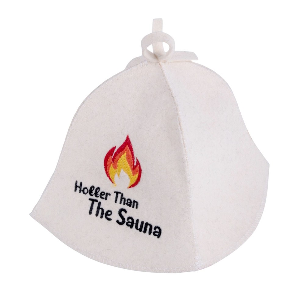 100% Wool Sauna Hat Natural Felt Russian Banya Hat Шапка для Бани