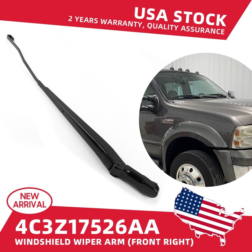 OEM Right Front Windshield Wiper Arm Replacement 4C3Z17526AA For Ford Excursion