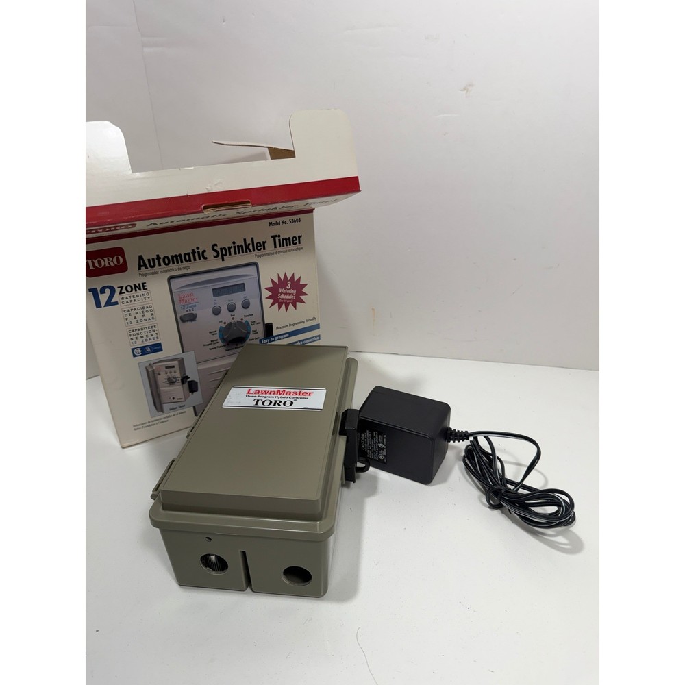 Toro Lawn Master 12 Zone Automatic Sprinkler Timer Controller Model 53603 NEW