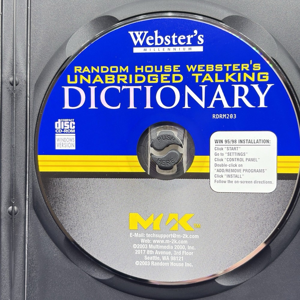 Webster's The Complete Multimedia Reference Library - 4 CD (2004)