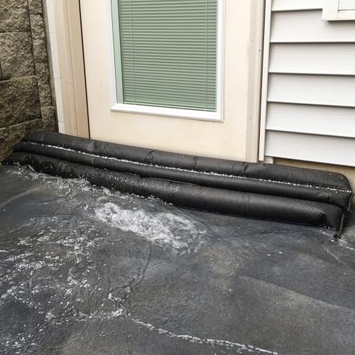 Water Activated Flood Barrier 5 Feet 2-Pack