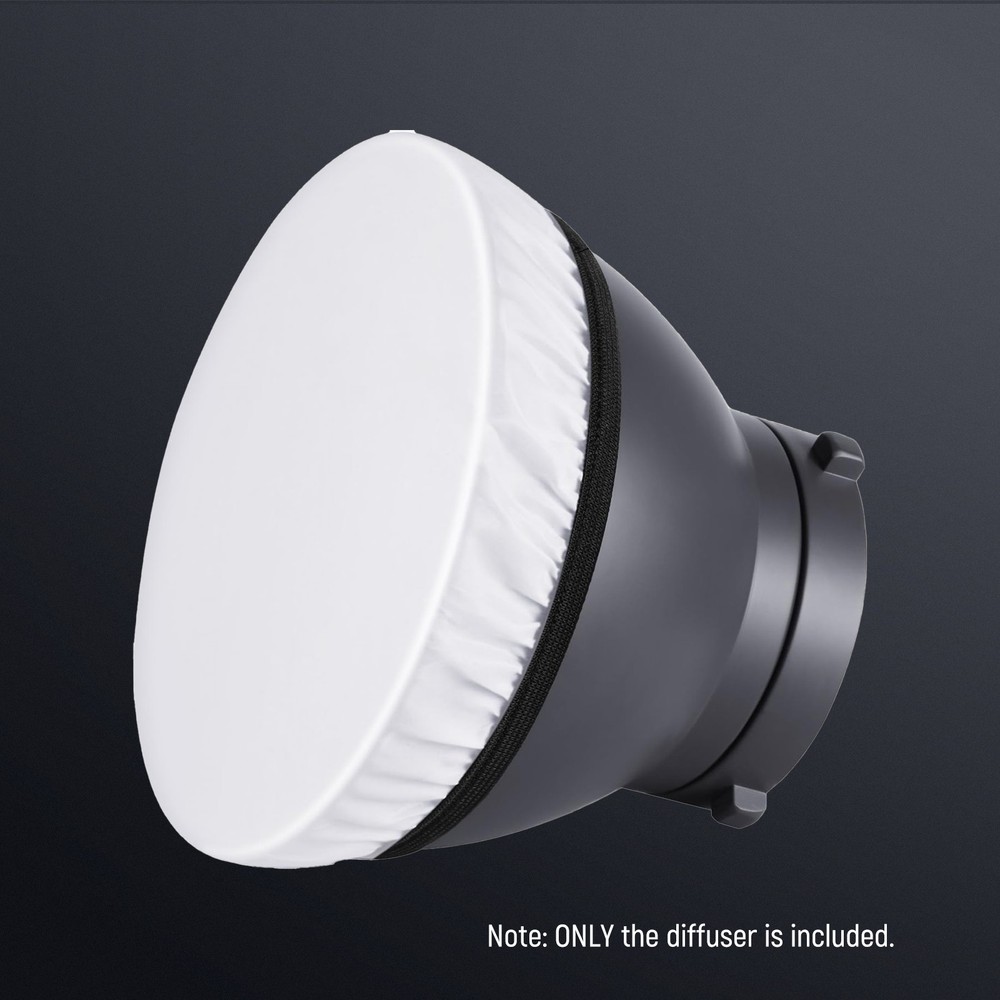 Neewer 2-Pack 7" Diffuser Socks for Studio Strobe Reflector Portrait Video Shoot