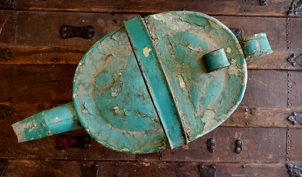 Vintage Galvanized Steel Rustic Watering Can