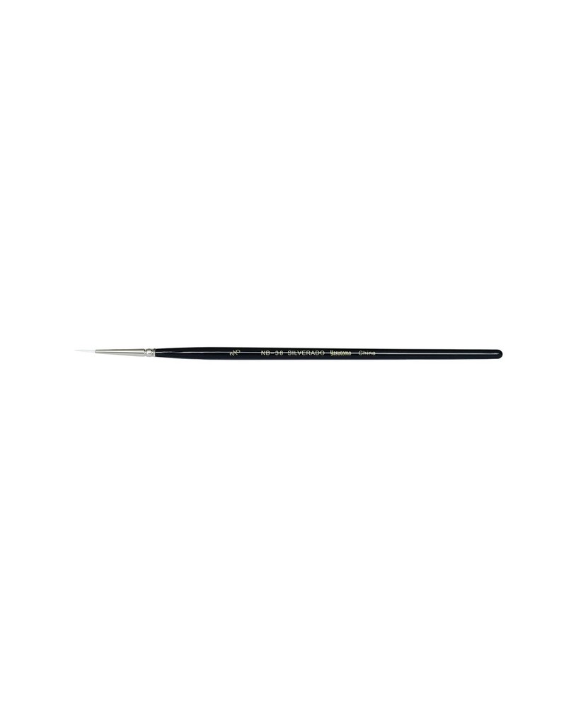 Yasutomo Silverado Brush, White Nylon, Size 00