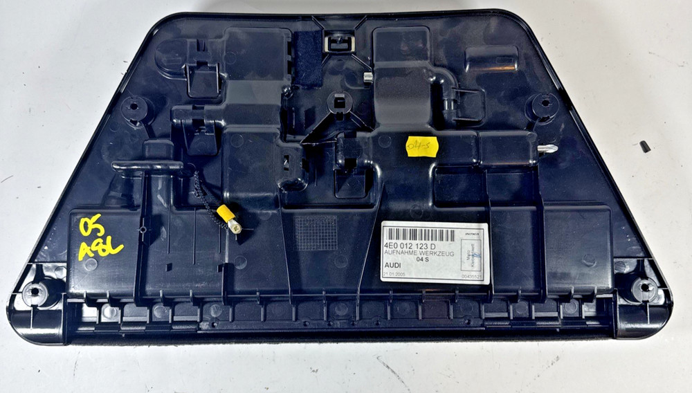 04-10 Audi A8 Quattro Tool Kit Compartment Assembly OEM