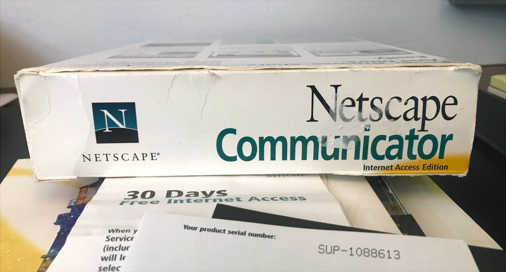 Vintage Netscape Communicator Internet Access Edition Version 4