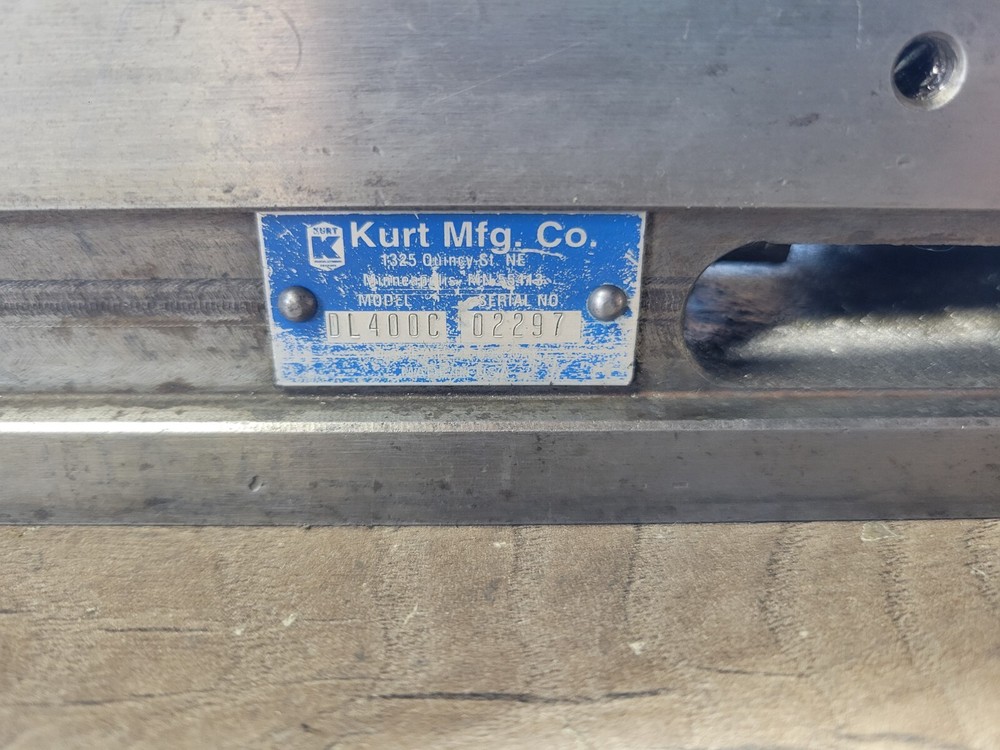 KURT ANGLE LOCK MILLING VISE DOUBLE LOCK DL400C - 4 "