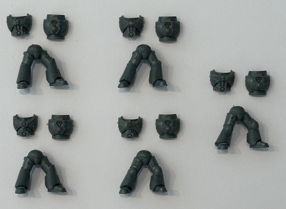 Space Marines 40k Tactical Squad legs torso sets X5