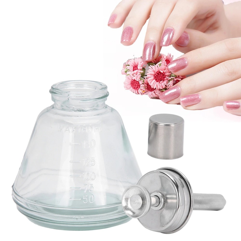 180 ML Nail Polish Remover Container Bottle Glass