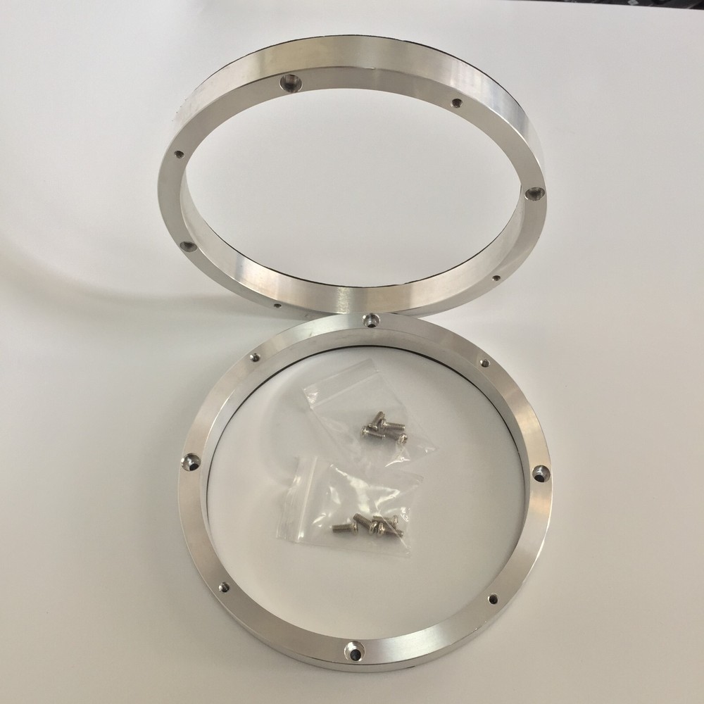 6.5" Solid Aluminum Car Speaker Mounting Spacer Rings Mounting Depth Resolution
