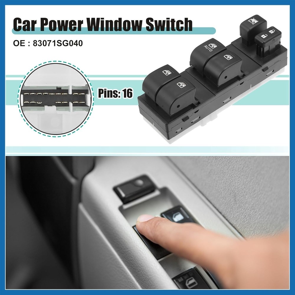 Front Left Driver Side Power Window Switch Fit for Subaru Forester 2014-2016