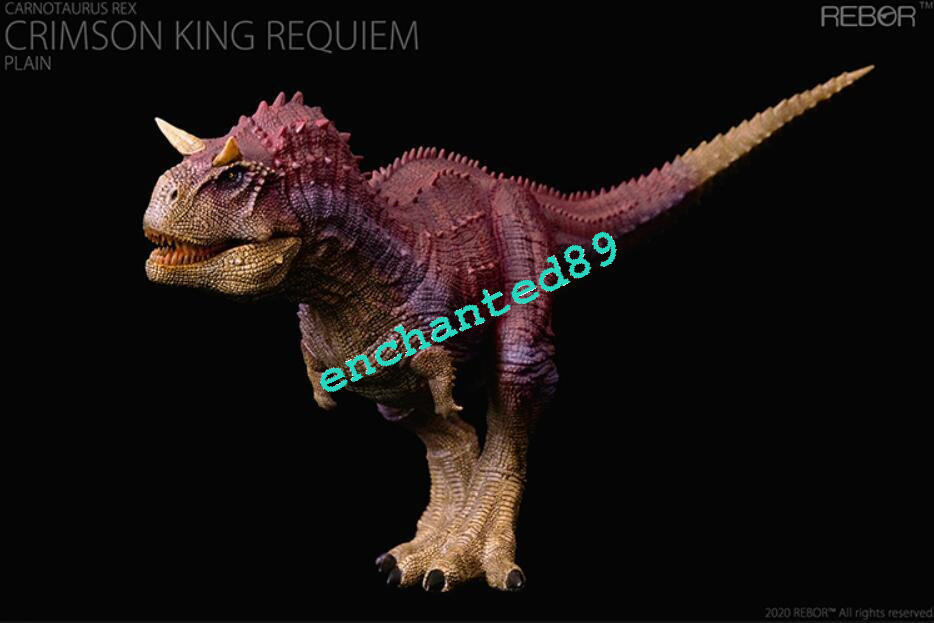REBOR Carnotaurus Dinosaur Statue Model CRIMSON KING REQUIEM PLAIN Version