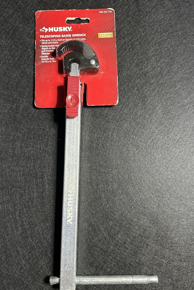Husky 1-1/2 in. Quick-Release Telescoping Basin Wrench