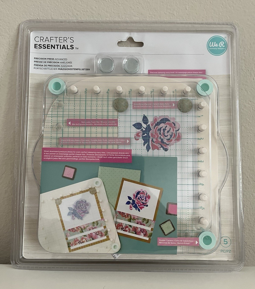 We R Memory Keepers Precision Press Advanced 5-Piece Scrapbooking Card Making
