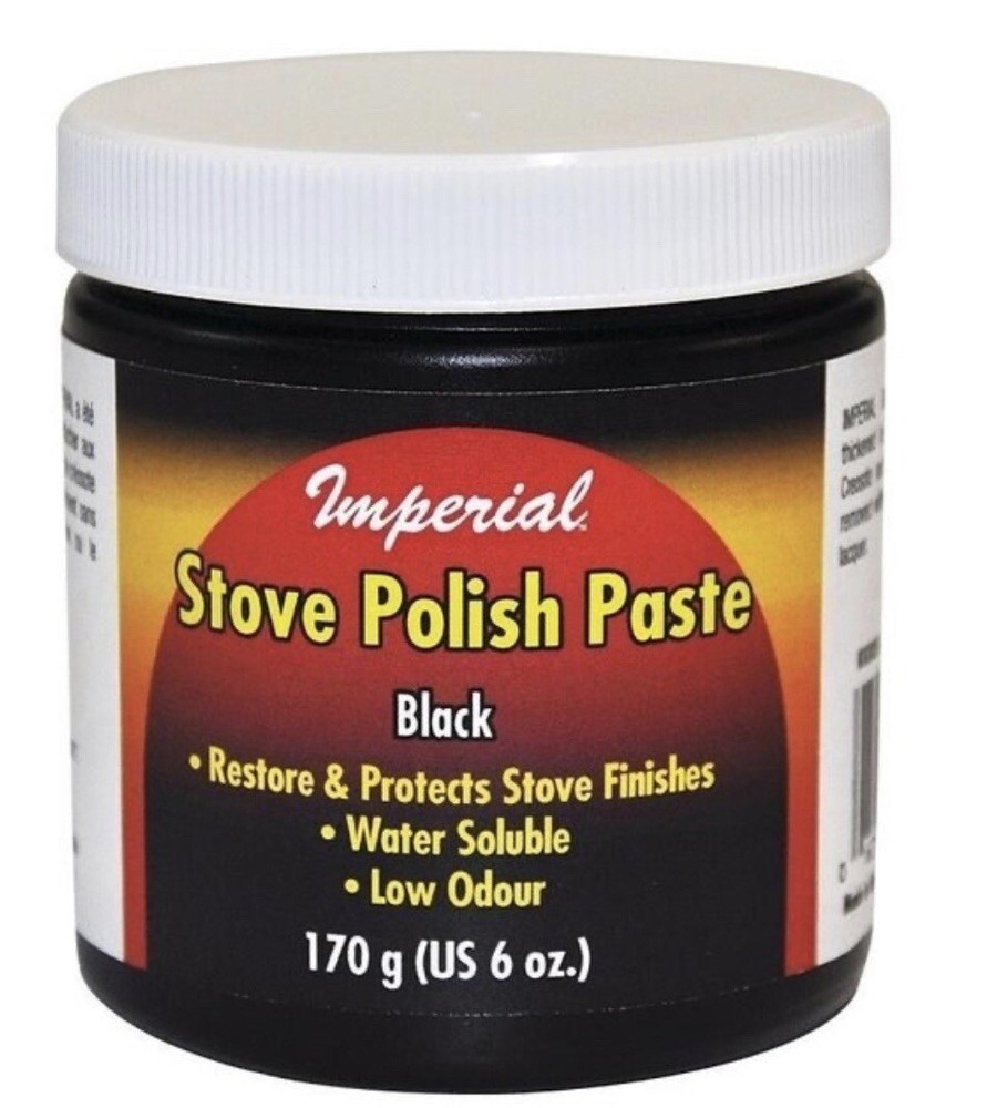 Imperial Stove Polish Paste - 6 oz, Black (KK0059)