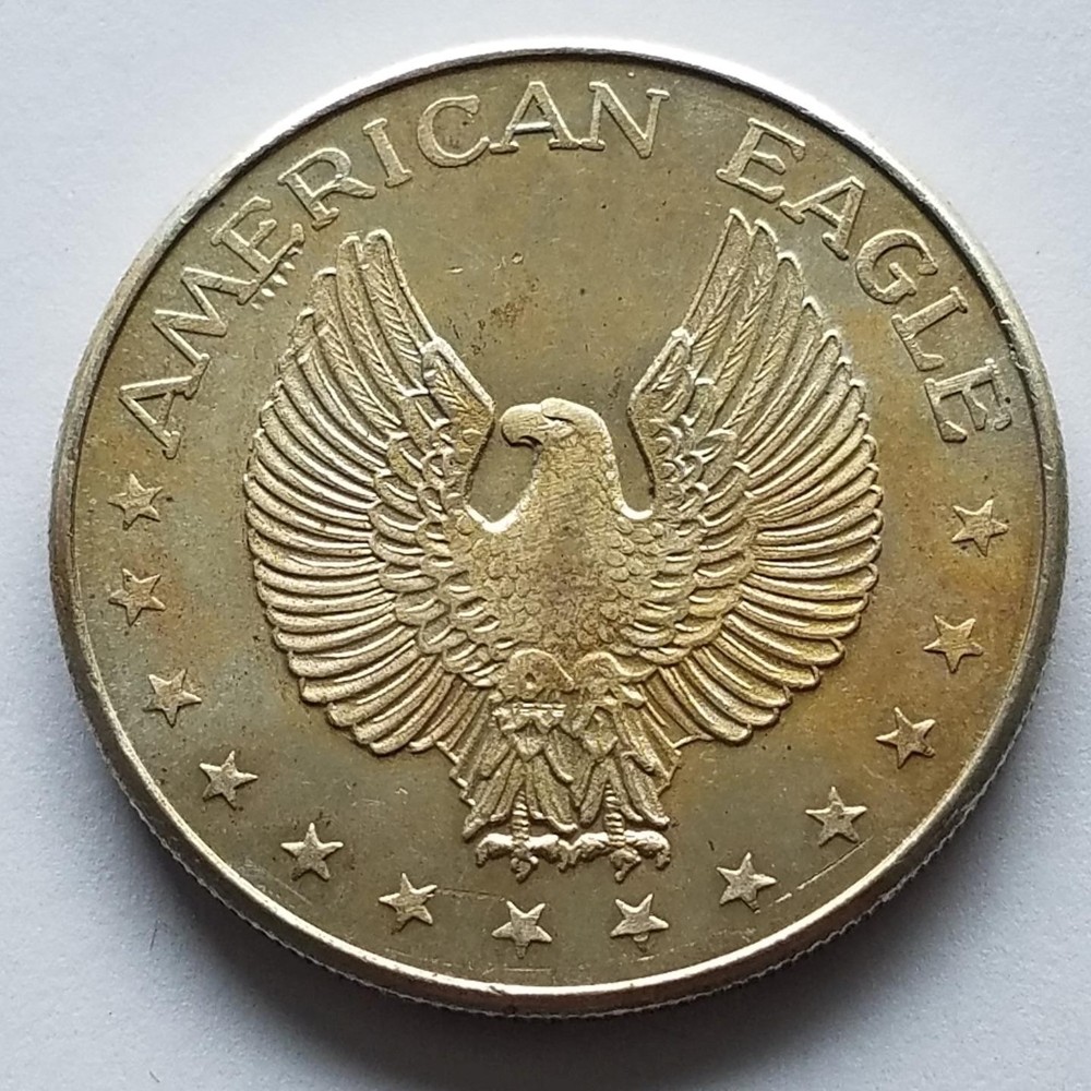 American Eagle | .999 Silver 1oz | Vintage Round Wow Color!