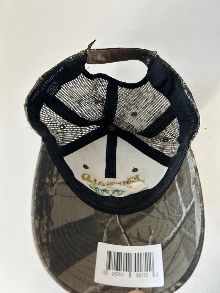 Emerald Services Camouflage Hat Cap, Adjustable Strap by Port Authority - New