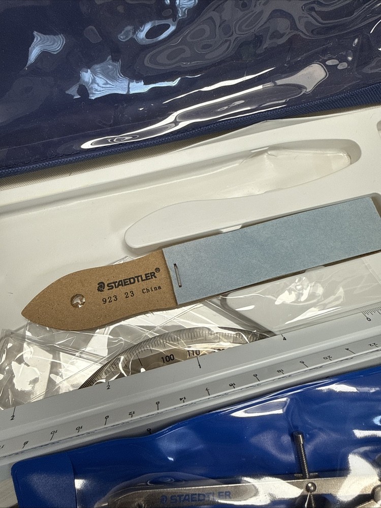 STAEDTLER MARS Drafting Set Engineering Tool Kit Math Compass Kit Carrying Case