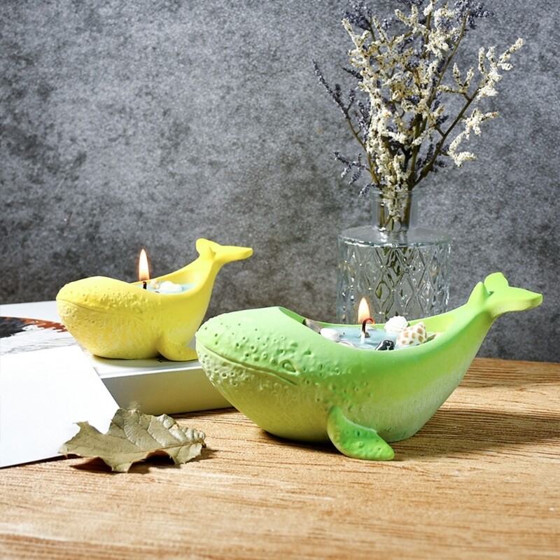 Versatile Silicone Mould for Whale Holders Artistics Home Accent
