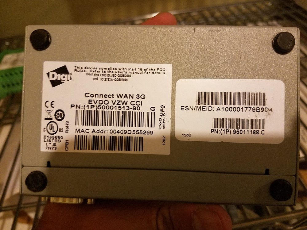 DIGI CONNECT WAN 3G EVDO VZW CCI ROUTER