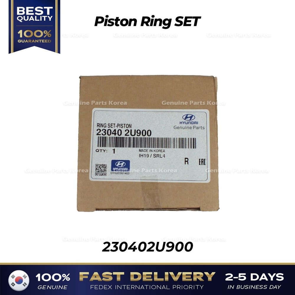 ⭐Genuine⭐ Piston Ring SET 230402U900 for Hyundai Kona