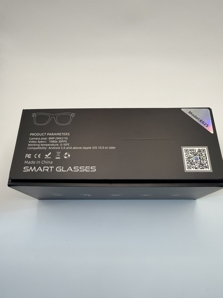 Smart Glasses with Camera Video Supports iOS Android