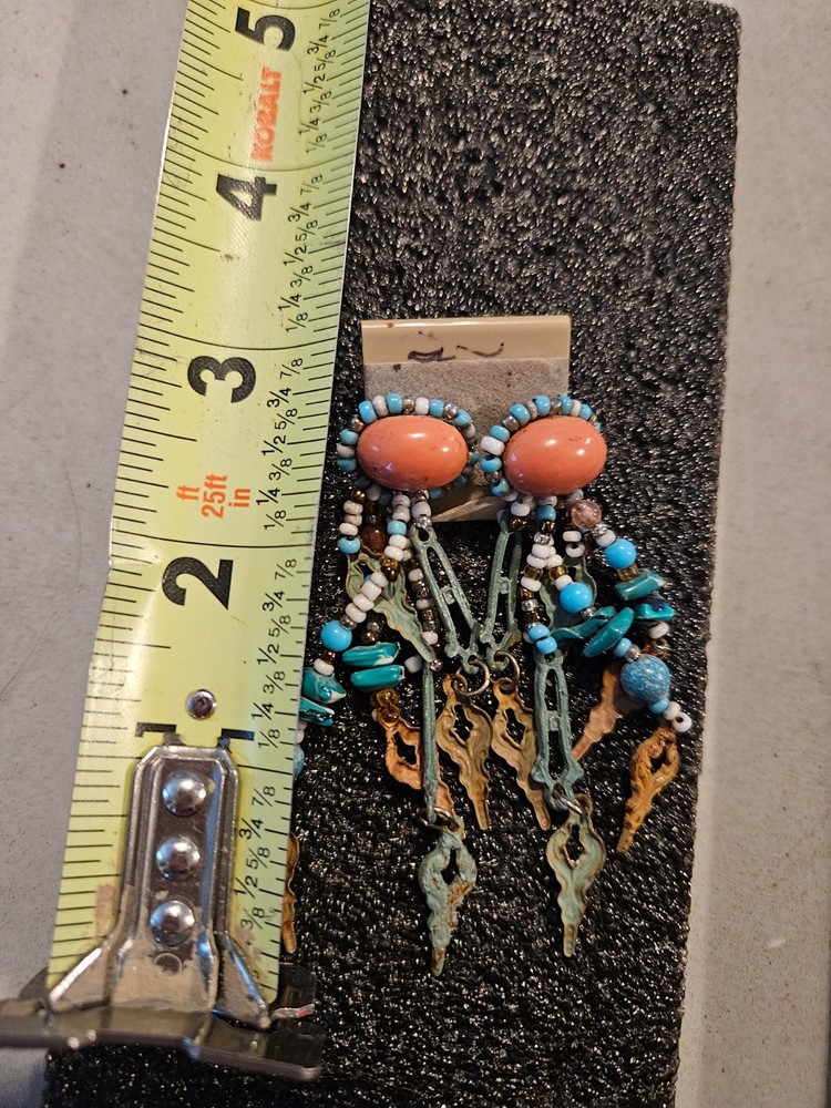 Lot (6) Pair Screw,Dangle, Clasp Back Earrings