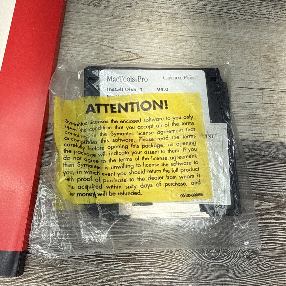 MacTools Pro Version 4 By Central Point Sealed Floppy Disks